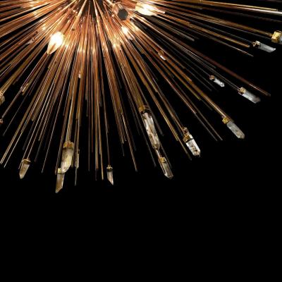  Luxe GRAMERCY Spike Quartz Pendant 48