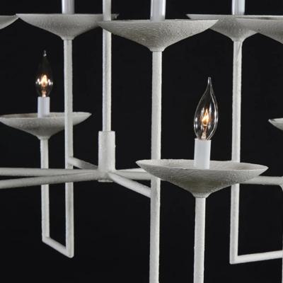  Luxe LE MARAIS Two Tier French Plaster Chandelier 47