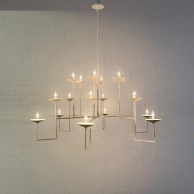  Luxe LE MARAIS Two Tier French Plaster Chandelier 47