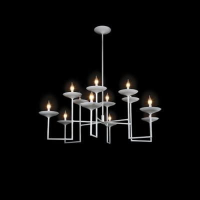  Luxe LE MARAIS Two Tier French Plaster Chandelier 47