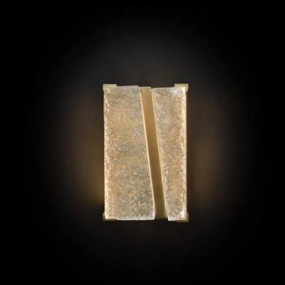  Luxe LEAN ON ME Textured Glass Wall Sconce Piccolo Left