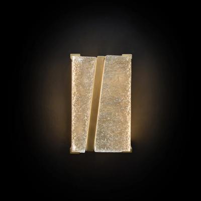  Luxe LEAN ON ME Textured Glass Wall Sconce Piccolo Right