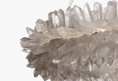 Luxe ROXI Quartz Crystal Chandelier 24