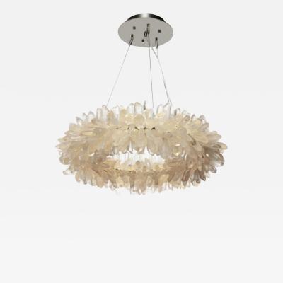  Luxe ROXI Quartz Crystal Chandelier 24