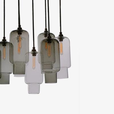  Luxe SORBONNE 10 Hand Blown Glass Chandelier