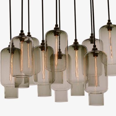  Luxe SORBONNE 10 Hand Blown Glass Chandelier