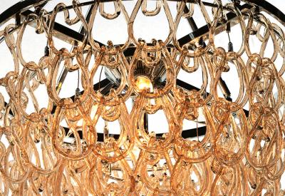  Luxe TESSA Glass Cristale Piccolo Chandelier