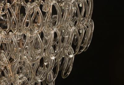  Luxe TESSA Glass Cristale Piccolo Chandelier