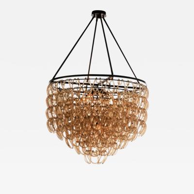  Luxe TESSA Glass Cristale Piccolo Chandelier