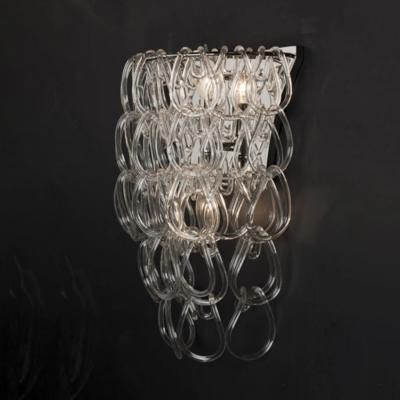  Luxe TESSA Glass Cristale Wall Sconce