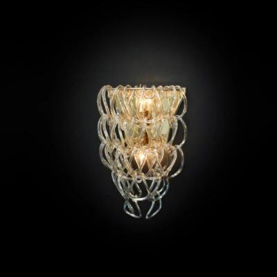  Luxe TESSA Glass Cristale Wall Sconce