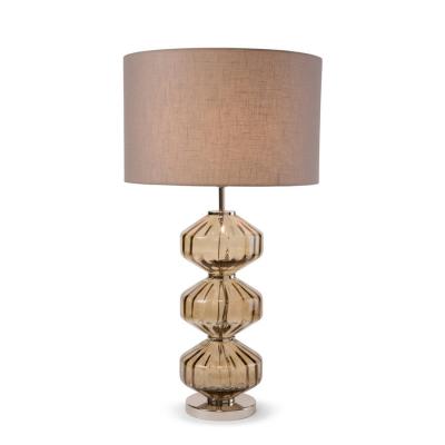 Luxe WALLIS Lineo Glass Geometric Table Lamp
