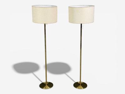  Luxus Luxus Vittsj Floor Lamps Patinated Brass Sweden 1960s