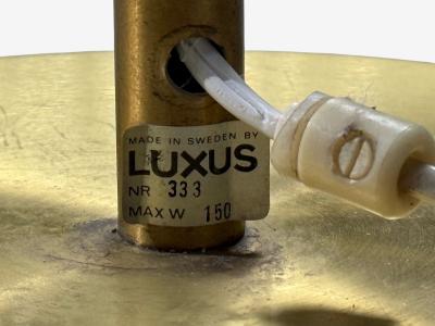  Luxus Luxus Vittsj Floor Lamps Patinated Brass Sweden 1960s