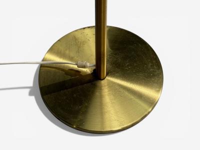  Luxus Luxus Vittsj Floor Lamps Patinated Brass Sweden 1960s