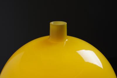  Luxus Mid Century Ash and Glass Table Lamp 1960s