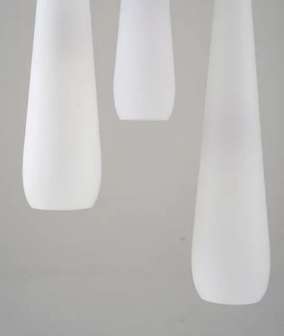  Luxus Midcentury Swedish Chandelier by Luxus Sweden