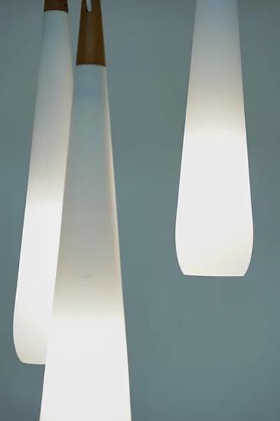  Luxus Midcentury Swedish Chandelier by Luxus Sweden