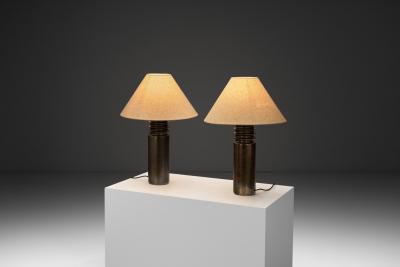  Luxus Pair of Model 1041 Table Lamps by Luxus Sweden Mid 20th Century