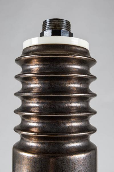  Luxus Pair of Swedish Ceramic Table Lamps by Luxus
