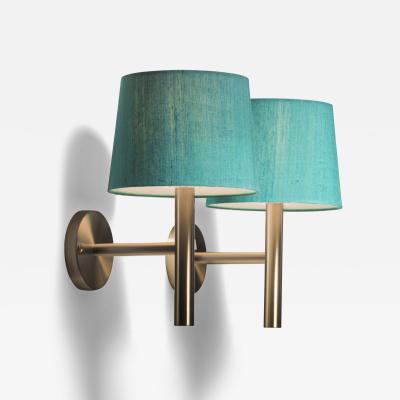  Luxus Pair of Uno sten Kristiansson wall lamps for Luxus