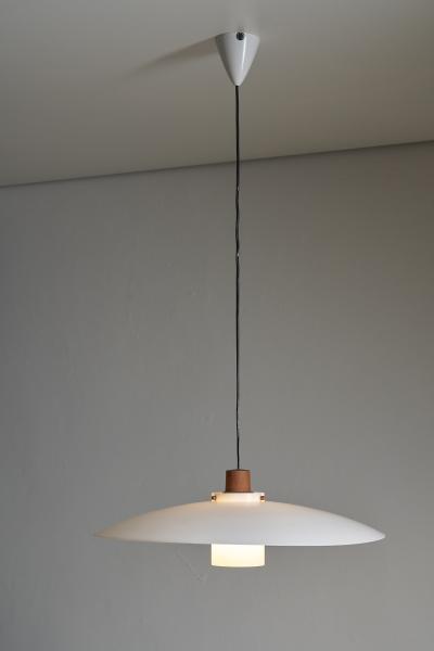  Luxus Teak and Plexiglass Model 1534 Pendant 1960s