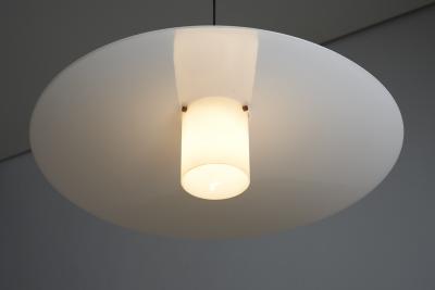  Luxus Teak and Plexiglass Model 1534 Pendant 1960s