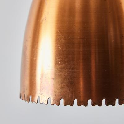  Lyfa 1950s Bent Karlby Perforated Copper Pendant for Lyfa