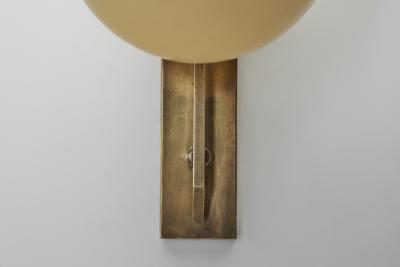  Lyfa Art Deco Dome Wall Lamp by Lyfa Attr Denmark ca 1930s