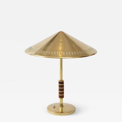  Lyfa Danish Brass Table Lamp Produced by Lyfa 1956 and Designed by Bent Karlby