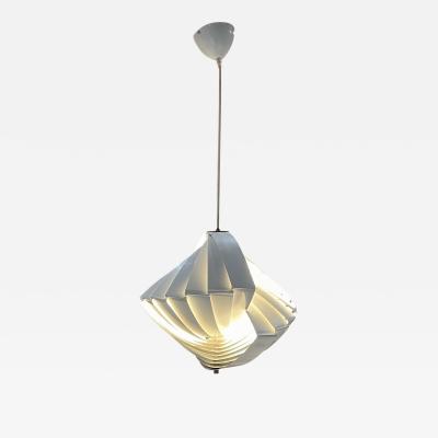  Lyfa Louis WEISDORF for Lyfa Konkylie White Ceiling Pendant Lamp 1960s Denmark