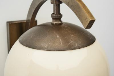 Lyfa Nordic Art Deco Wall Lamp by Lyfa Attr Denmark ca 1930s