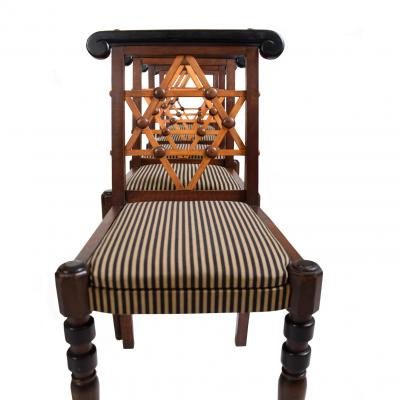  Lysberg Hansen Therp Rare Judaica Suite Unique Dining Room By Lysberg Hansen Ca 1900s