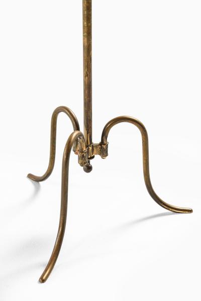  Lysberg Hansen Therp Side Table in Brass and Mirrored Glass by Lysberg Hansen Therp 1940s