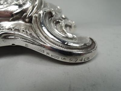  M H Wilkens S hne Two Pairs of German Art Nouveau Rococo Silver 2 Light Candelabra