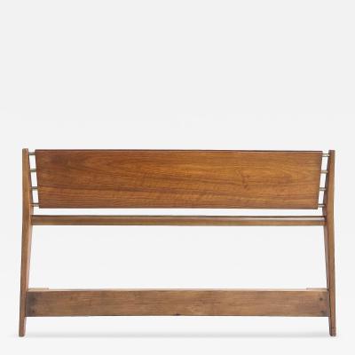  M Singer Sons Furniture 1950s Rosewood Headboard Bertha Schaefer Singer Sons Attributed Restored