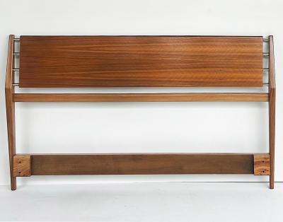  M Singer Sons Furniture 1950s Rosewood Headboard Bertha Schaefer Singer Sons Attributed Restored