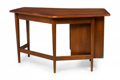  M Singer Sons Furniture Bertha Schaefer for Singer Sons American Mid Century Angle Top Writing Desk