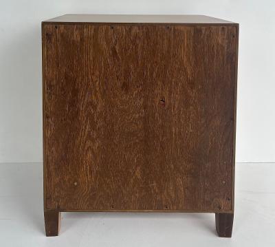  M Singer Sons Furniture Gio Ponti Singer Sons Walnut Rosewood Nightstands Restored Pair