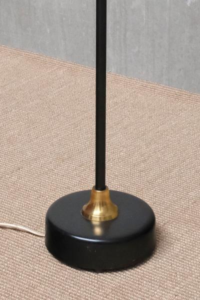  M llers Armatur Elektriska Swedish Modern M llers Armaturer Two Arm Floor Lamp in Metal Brass Teak 1950s