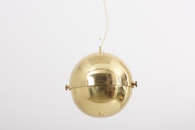  M nchner Werkst tten Huge Adjustable Brass Pendant Lamp Attributed to M nchner Werkst tten Germany