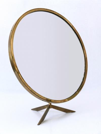 M nchner Zierspiegel Elegant Mid Century Modern Wall or Vanity Mirror by Zierform Germany 1950s
