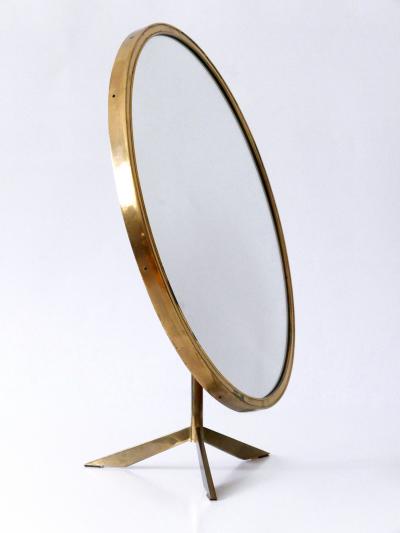 M nchner Zierspiegel Elegant Mid Century Modern Wall or Vanity Mirror by Zierform Germany 1950s