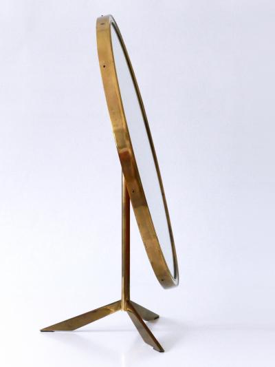 M nchner Zierspiegel Elegant Mid Century Modern Wall or Vanity Mirror by Zierform Germany 1950s