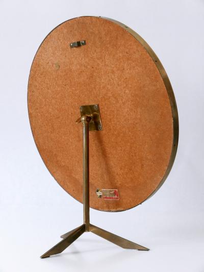 M nchner Zierspiegel Elegant Mid Century Modern Wall or Vanity Mirror by Zierform Germany 1950s