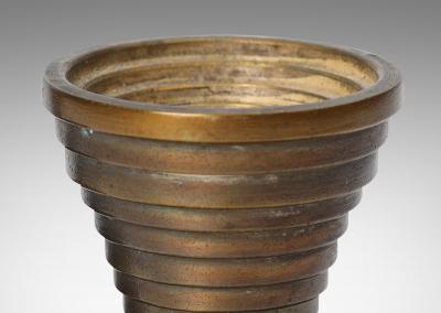  M nster Beskyttet Pair of Candleholders in Bronze by M nster Beskyttet