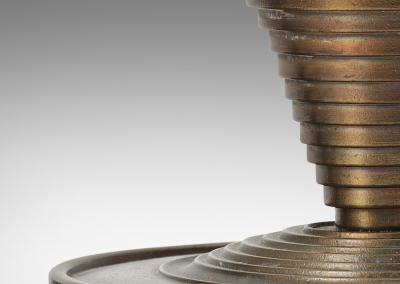  M nster Beskyttet Pair of Candleholders in Bronze by M nster Beskyttet