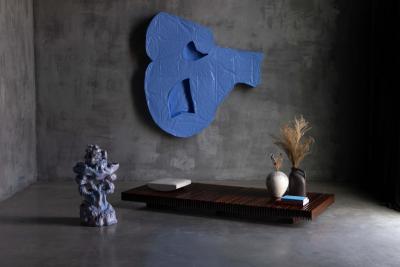  M veis Ambiente Slatted Bench by M veis Ambiente Brazil 1965