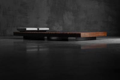  M veis Ambiente Slatted Bench by M veis Ambiente Brazil 1965