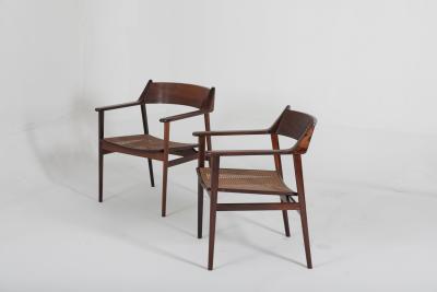  M veis Cantu Mid Century Modern Pair of Armchair by M veis Cantu 1960s